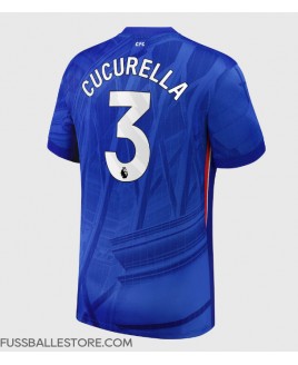Günstige Chelsea Marc Cucurella #3 Heimtrikot 2025-26 Kurzarm